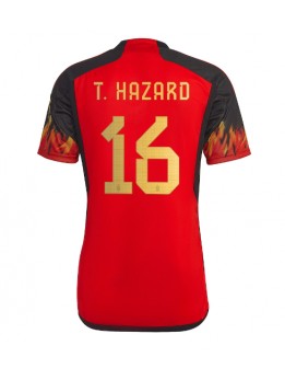 Billige Belgia Thorgan Hazard #16 Hjemmedrakt VM 2022 Kortermet